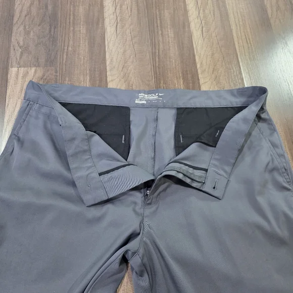 Nike Golf Tour Performance Dri-Fit Gray Stretchy Slim Fit Pants/Chinos. 36 x 30 - Picture 4 of 9